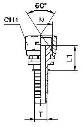 Фитинг DKM прямой DN06 M18x1.5 (Г) арт. 803505