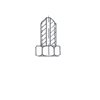 Адаптер для рукава, внутренний диаметр 3,2 мм 6399.0312 D 1 (мм)=0