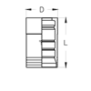 Муфта Interlock (навивочная конструкция, двойная зачистка) 4SP/4SH/R13/R15 BHH32 DN=51