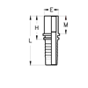 Фитинг BEL DIN 2353 - ISO 8434-1 CX0816ET DN=12,5