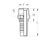 Фитинги BSPT наружная резьба, конус 60° CX2424MGC DN=38