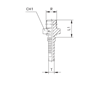Фитинги для РВД BSPT Interlock наружная резьба 806805 DN=51