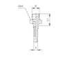 Фитинги РВД NPTF Interlock, наружная резьба 806901 DN=19