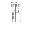 Фланец Interlock SAE, код 62 CH1616FPB DN=25