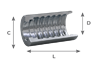 Наконечник TransferOil SAF - FERRULE VHP TP-F, 1/8 FERRULE VHP TP-F