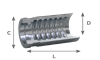 Transferoil HAA811 - Наконечники для 2SW рукава, d=10,6