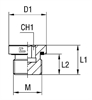 Заглушка VE (Ш) М14x1.5