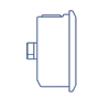 Манометр D63 G1/4 - 40 Bar - осевое подключение