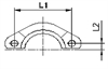 Скоба AFS6 1.1/2 (1шт.) арт. 805705