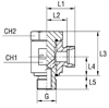 Соединение JE DS14 BSP 1/2" (корпус)