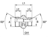 Соединение P BSP 1/4" М12х1.5