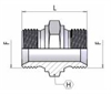 Соединение P BSP 3/8" BSP 3/8"