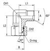 Соединение PFN90 BSP 1/4 - BSP 1/4
