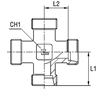 Соединение PX DL22 М30х2 (корпус)