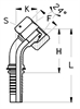 Фитинг DN 06 DKO-L (Г) 12x1.5 6 (45)
