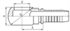 Фитинг DN 08 BANJO 1/4