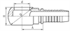 Фитинг DN 10 BANJO 1/4