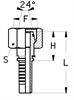 Фитинг DN 10 DKO-L (Г) 16x1.5 10