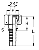 Фитинг DN 10 DKO-S (Г) 18x1.5 10 (обжатая гайка)