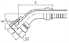 Фитинг DN 20 DK (Г) 30x1.5 (45) накидная гайка