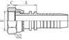 Фитинг DN 20 ORFS (Г) 1