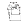 Фитинг DN 20 SFL 3/4 38.1 (100) CS