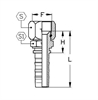 Фитинг DN 25 JIC (Г) 1.5/8 CS
