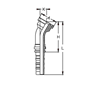 Фитинг DN 25 SFL 1 44.5 (30) CS