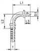 Фитинг DN 32 BEL (Ш) 38 (90) арт. 801426