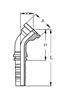 Фитинг DN 32 SFL 1.1/2 60.4 (45) CS