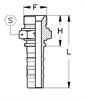 Фитинг DN 38 BSP (Ш) 1.1/2 CS