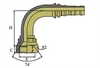 Фитинг DN 50 JIC (Г) 2.1/2 (90) Interlock