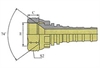 Фитинг DN 50 JIC (Г) 2.1/2 Interlock