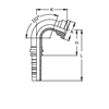 Фитинг DN 50 SFL 2 71.4 (110) CS