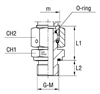 Штуцер FNE DS30 М42х2