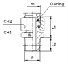 Штуцер FNС DL06 NPT1/8 - 12x1.5