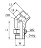 Штуцер FRA45 DL15 UNF7/8" (корпус)
