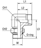 Штуцер FRA90 DL22 UNF1.1/16" (корпус)