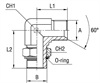 Штуцер FRG90 BSP 1/4" BSP 1/4"