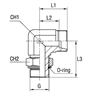 Штуцер FRG90 DL15 BSP 1/2 " (корпус)