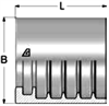 Муфта DN 25 1SN