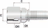 Фитинг DN 08 JIC (Г) 1/2