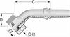 Фитинг DN 12 BSP (Г) 1/2 (45)