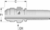 Фитинг DN 12 JIC (Ш) 3/4