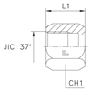 Гайка N JIC 7/16"