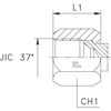 Заглушка V (Г) JIC 1/2"