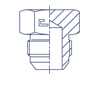 Заглушка V (Ш) JIC 1.1/16"