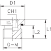 Заглушка VE (Ш) М27x2