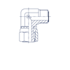 Соединение FNT ORFS 9/16" D06 (обжатая гайка)