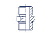 Соединение ORFS 13/16" UNF 9/16"